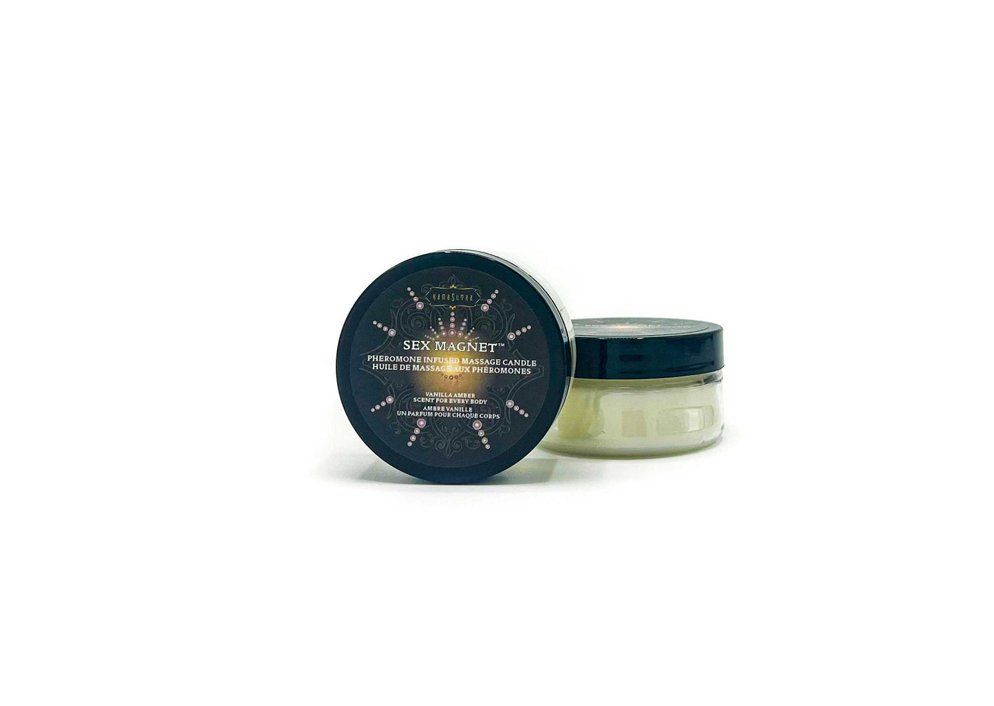 Sex Magnet Pheromon Massage Candle - Vanilla Amber 1.7 Oz