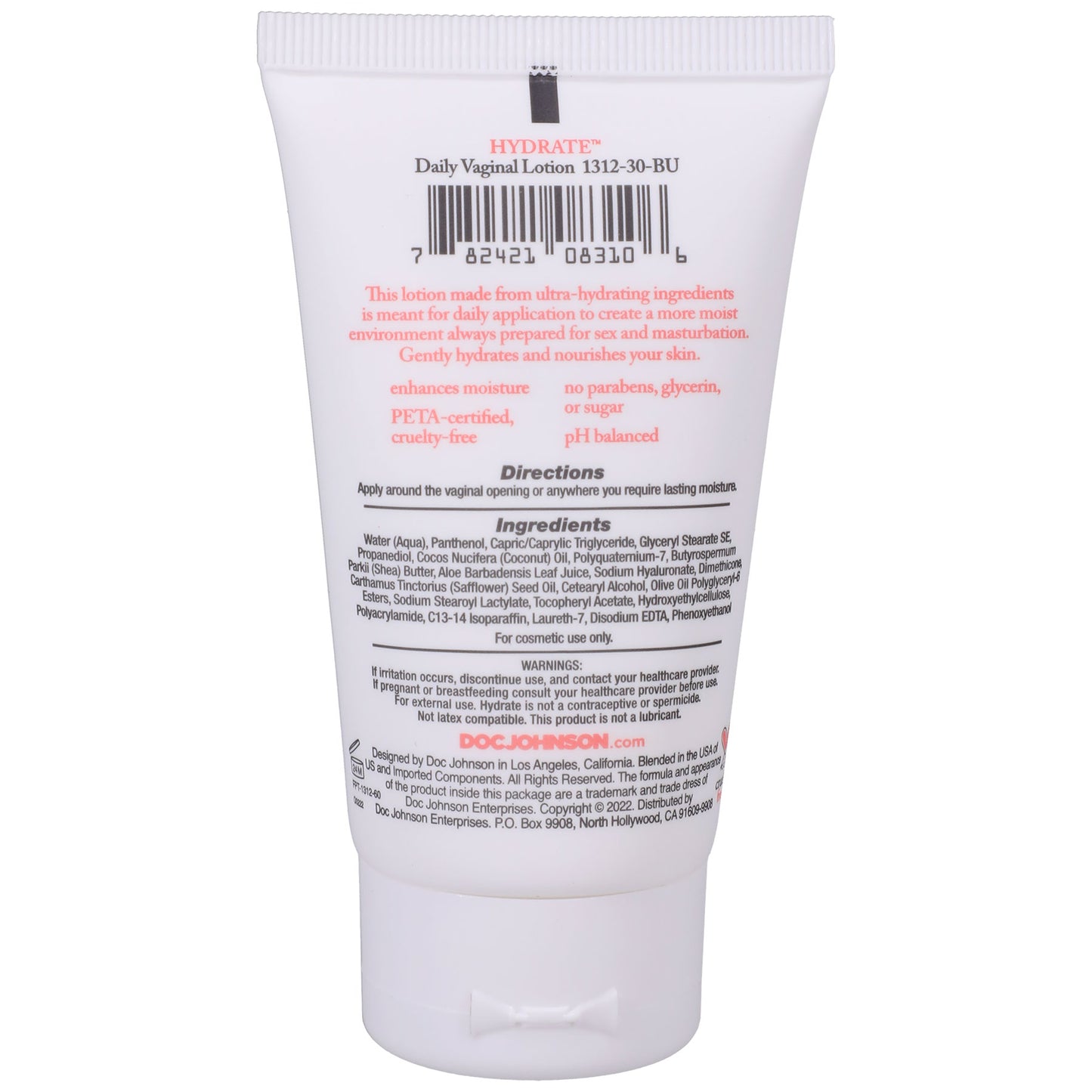 Intimate Enhancements - Hydrate - Daily Vaginal Lotion - 2 Oz.