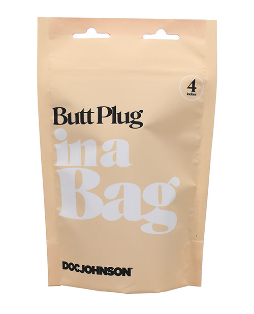 In A Bag Butt Plug - Black