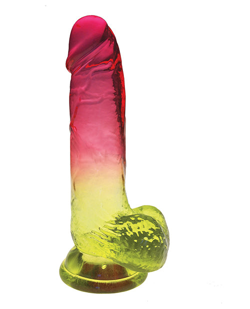 Shades Jelly Tpr Gradient Dong Large - Pink/yellow