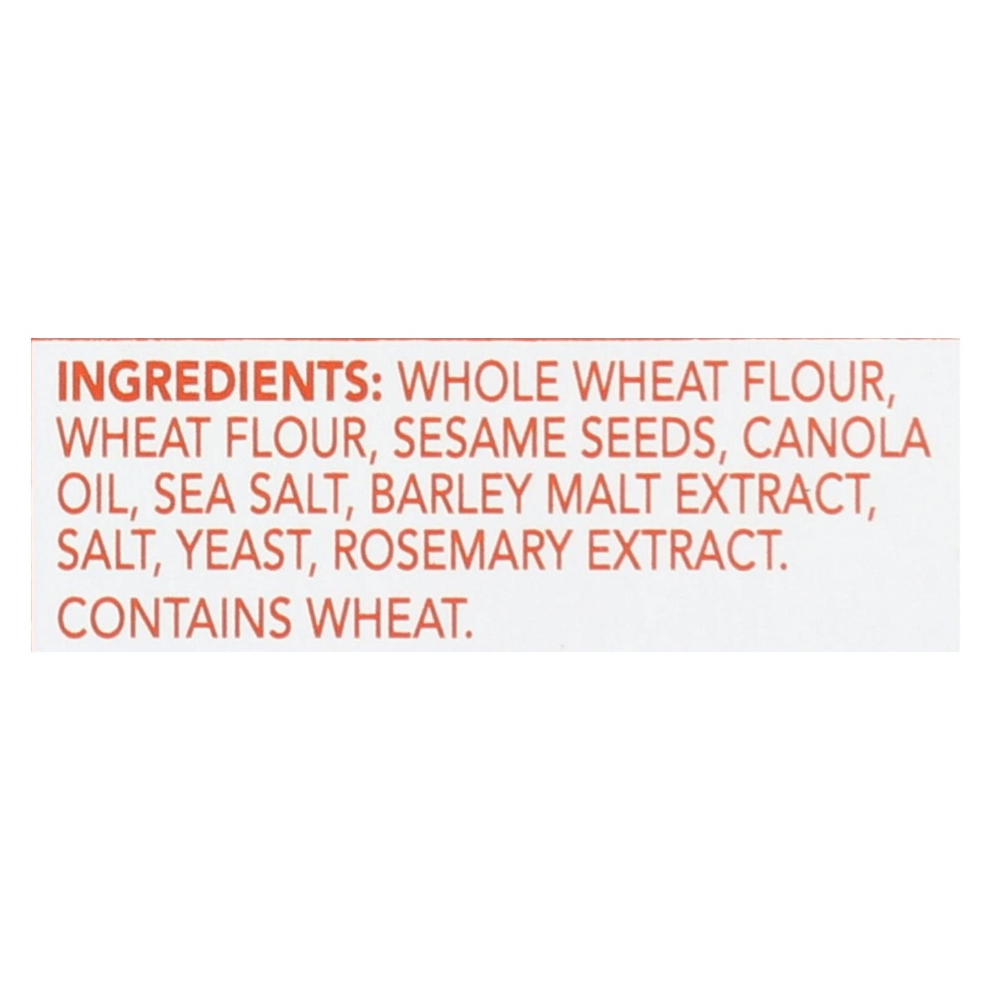 Wasa Sesame & Sea Salt Flatbread Thins - Case Of 10 - 6.7 Oz
