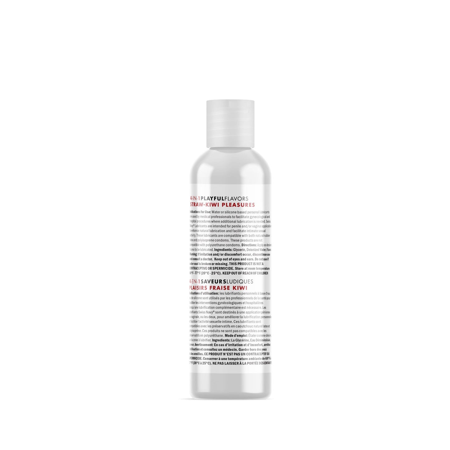 Swiss Navy 4-in-1 Playful Flavors - Strawberry Kiwi Pleasures - 1 Fl. Oz.