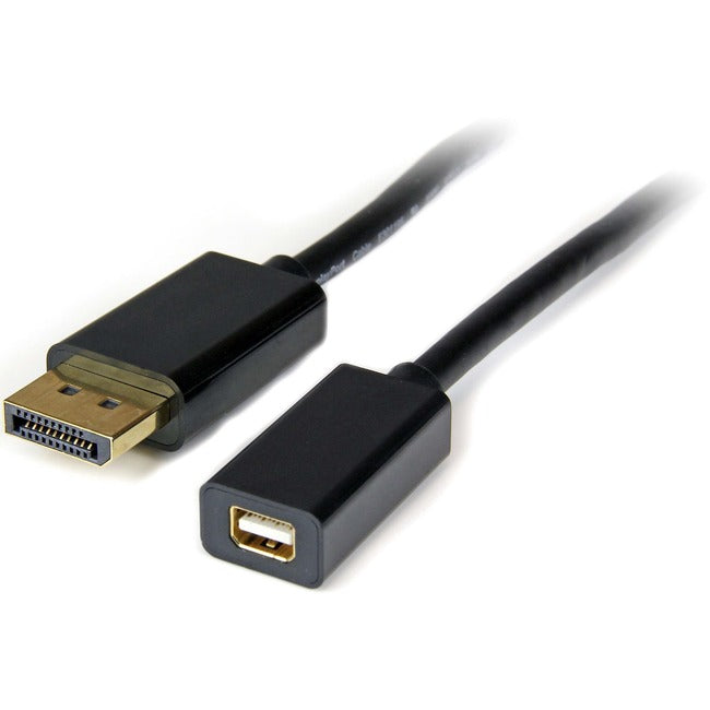 StarTech.com 3 ft DisplayPort to Mini DisplayPort 1.2 Video Cable Adapter M/F - DisplayPort 4k