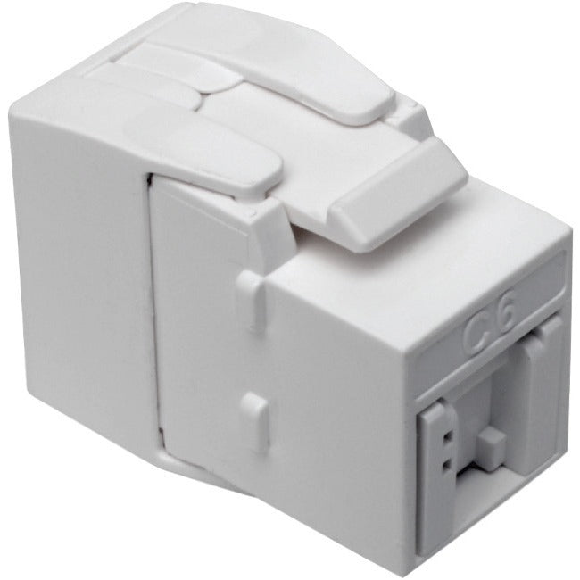 Tripp Lite Cat6a/Cat6 /Cat5e Toolless Keystone Jack RJ45 Shuttered Dust Cap