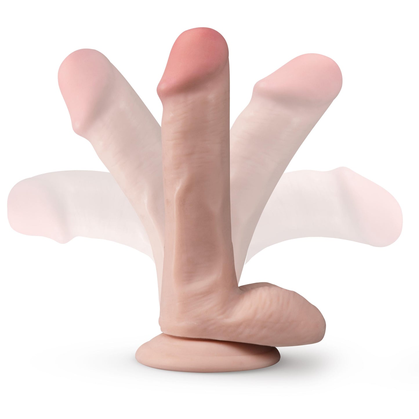 Dr. Skin Plus - Inch Posable Dildo With Balls