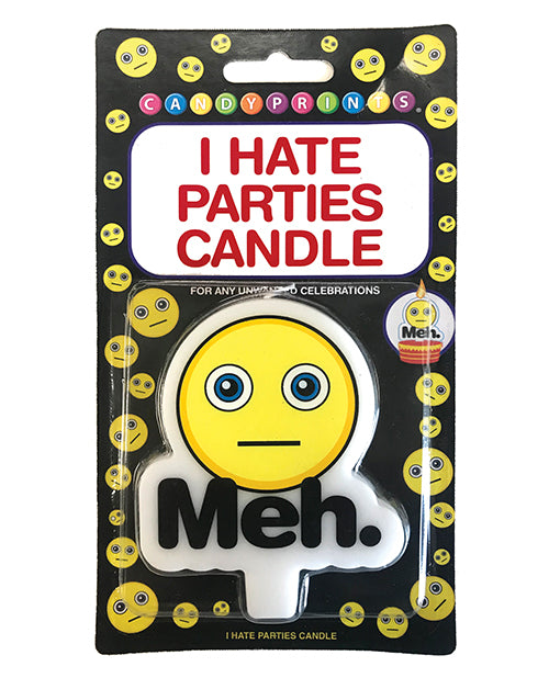 I Hate Parties Candle Meh.