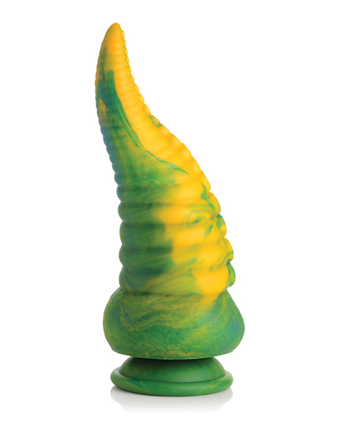 No Eta Creature Cocks Monstropus Tentacled Monster Silicone Dildo - Green/yellow