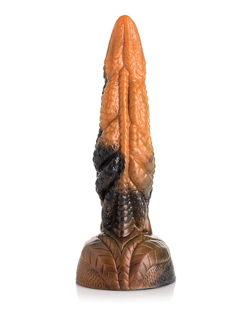 No Eta Creature Cocks Ravager Rippled Tentacle Silicone Dildo  - Orange/black