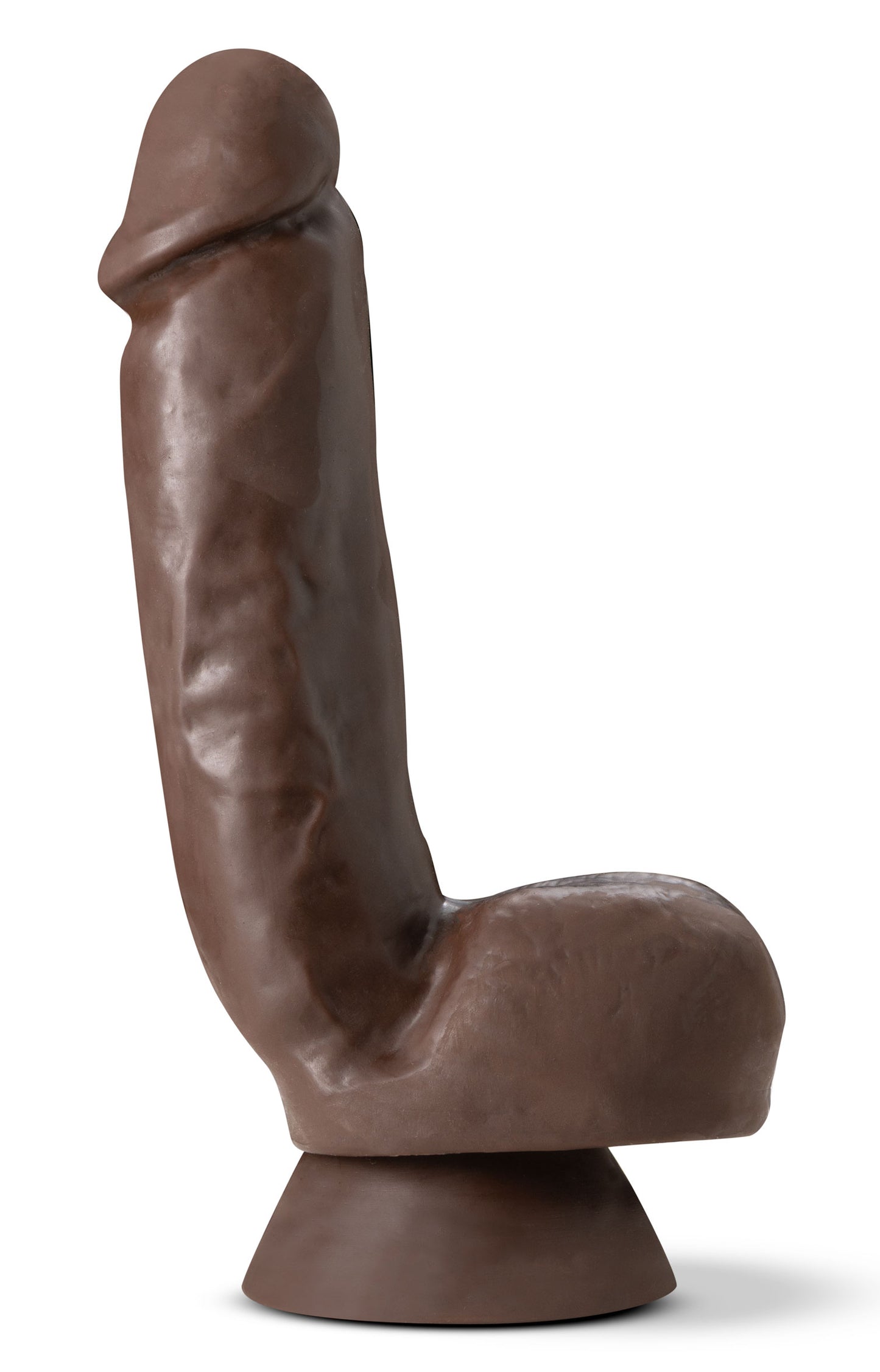 Dr. Skin Plus - 8 Inch Thick Poseable Dildo With Squeezable Balls