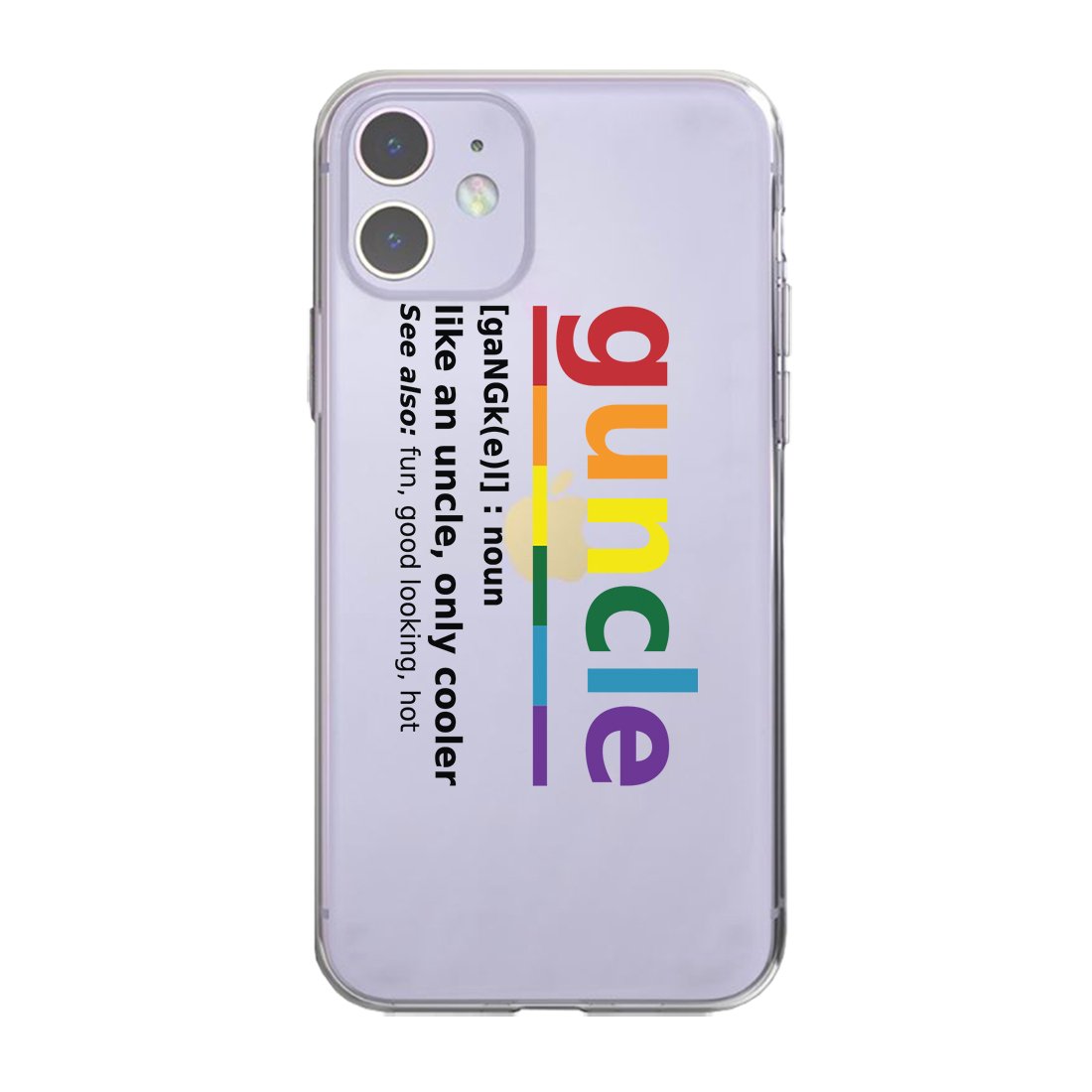 LGBT Guncle Clear Phone Case