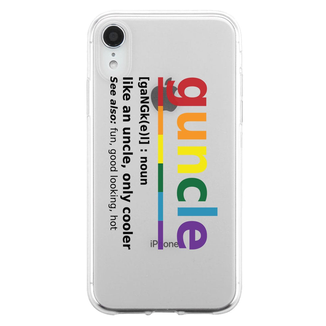 LGBT Guncle Clear Phone Case