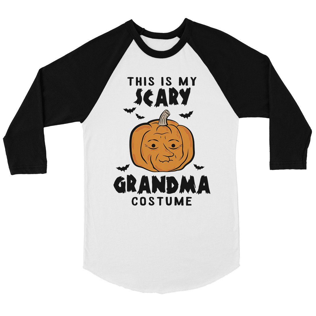 This is My Scary Grandma Costume Pumpkin Mens Baseball Shirt