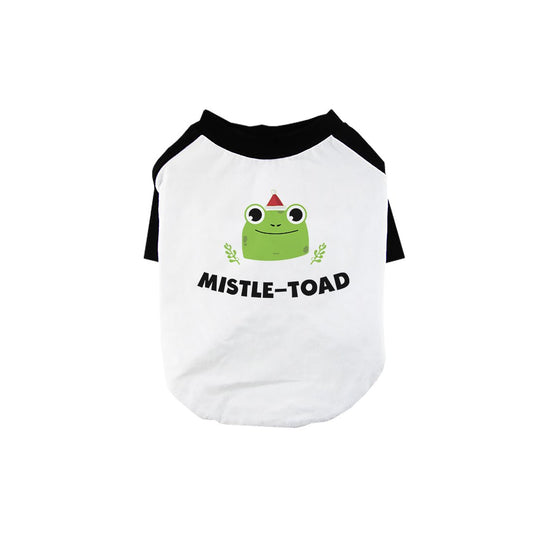 Mistle Toad BKWT Pets Baseball Shirt
