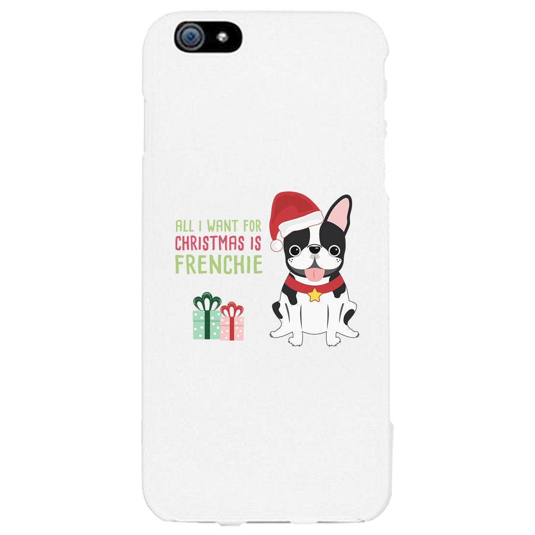 Christmas Frenchie Present Phone Case