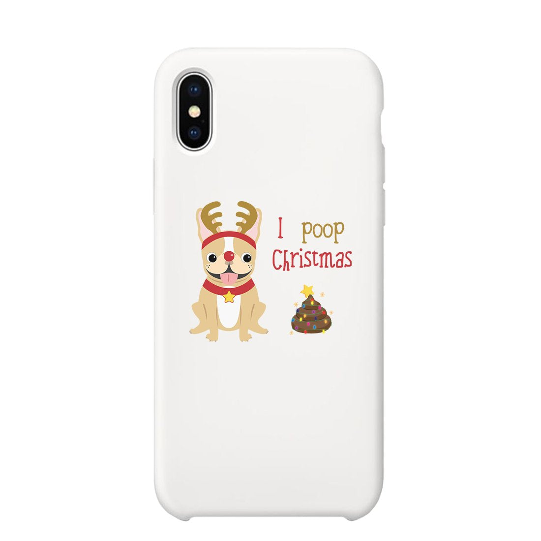 Frenchie Christmas Poop Phone Case