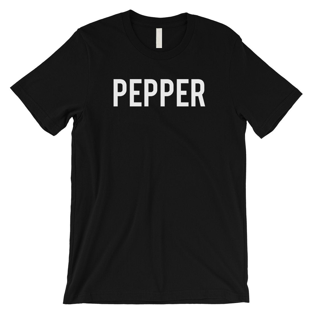Pepper Letters Mens Black T-Shirt