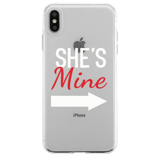 Mine Red Couple Matching Phone Cases Romantic Thoughtful Proud Gift
