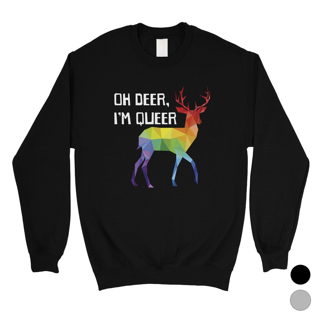 LGBT Deer Queer Rainbow Unisex SweaShirt