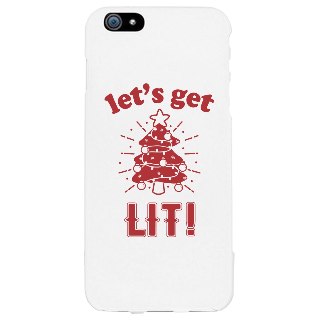 Get Lit Christmas Tree Phone Case
