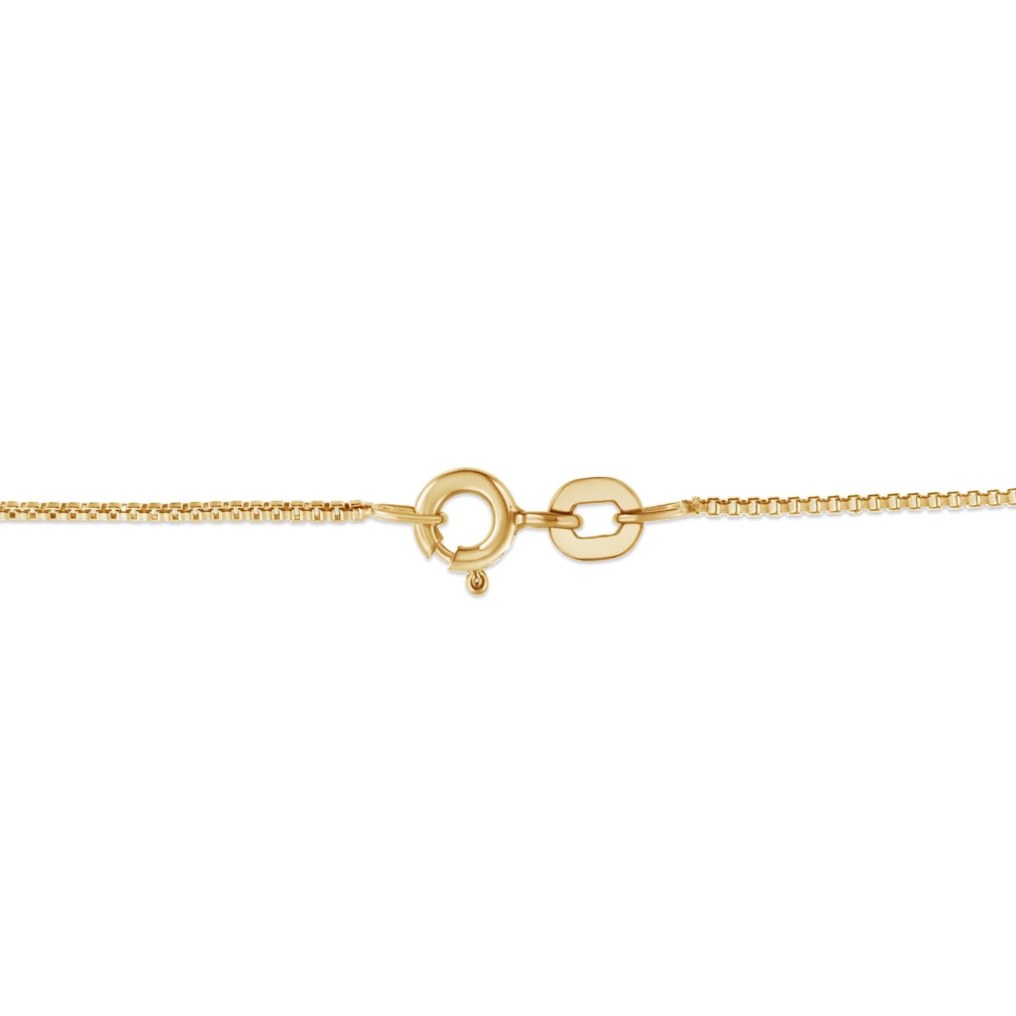 14K Yellow Gold Plated .925 Sterling Silver 1/2 Cttw Champagne Diamond Cross Pendant Necklace (K-L Color, I1-I2 Clarity) - 18"