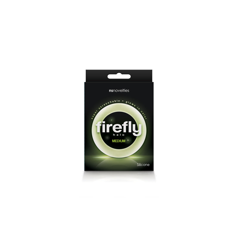 Firefly Halo Large Cockring - Blue