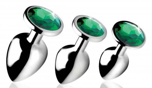 Booty Sparks Emerald Gem Anal Plug Set (out End Aug)