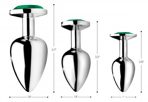 Booty Sparks Emerald Gem Anal Plug Set (out End Aug)