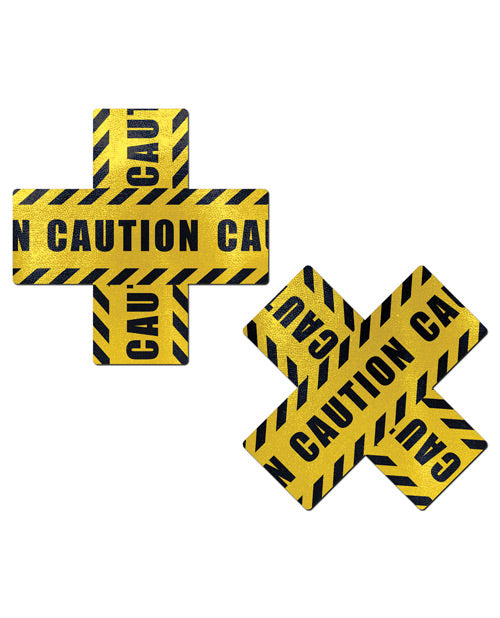 Pastease Caution Cross - Black/yellow O/s