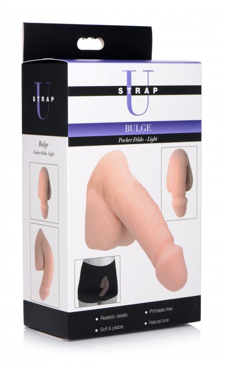 Strap U Bulge Soft Packer Dildo Light