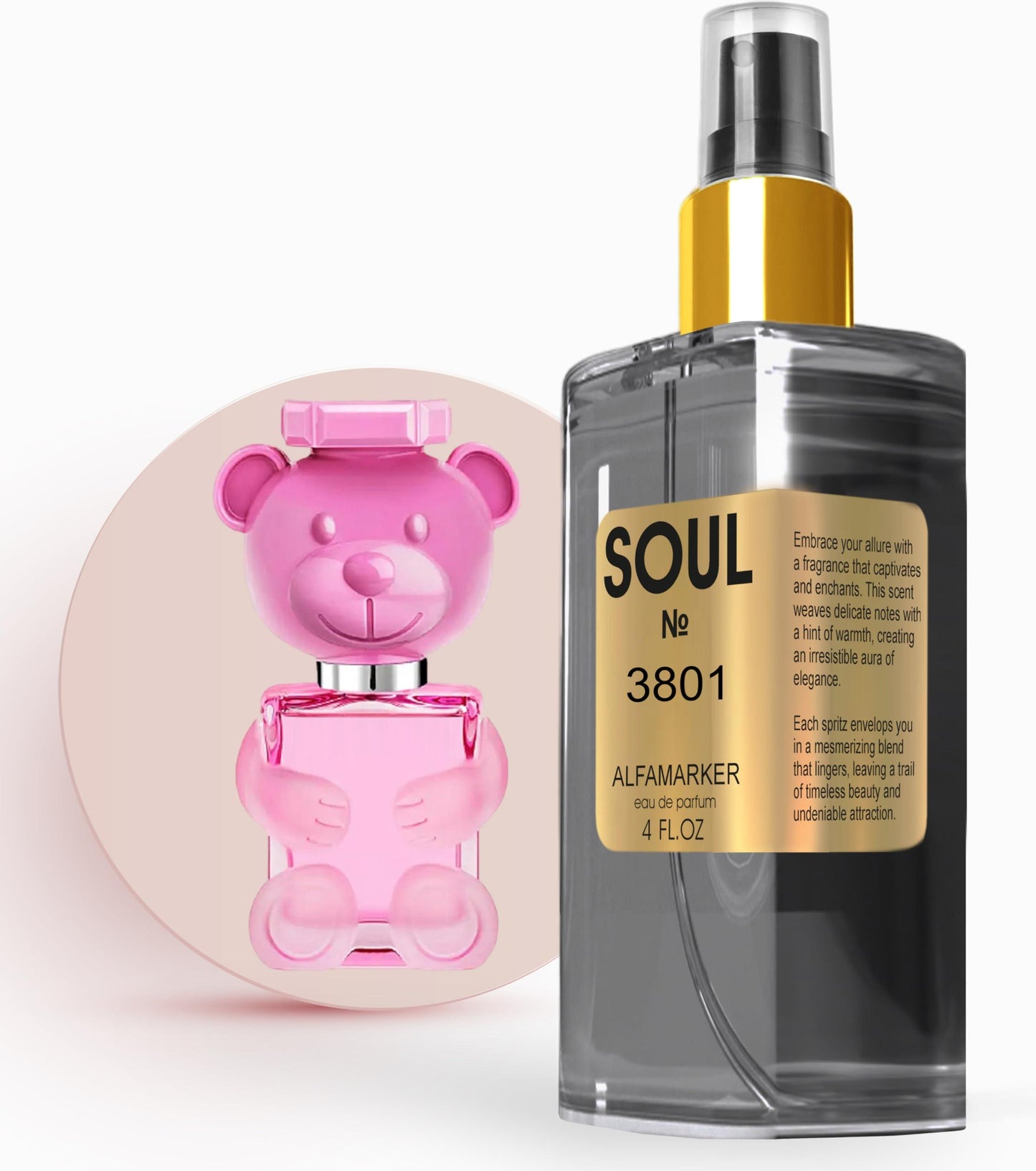 SOUL No. 3801 Impression Bubble Gum | Perfume for Women | Women Eau de Parfum | Spray 4.0 Fl Oz   120 ml | Long Lasting Fragrance