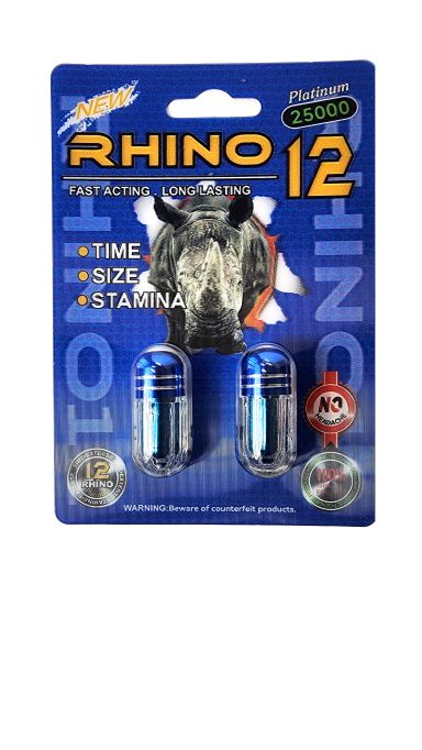 Rhino 12 Platinum 25000 2 Pack 24 Pc Display