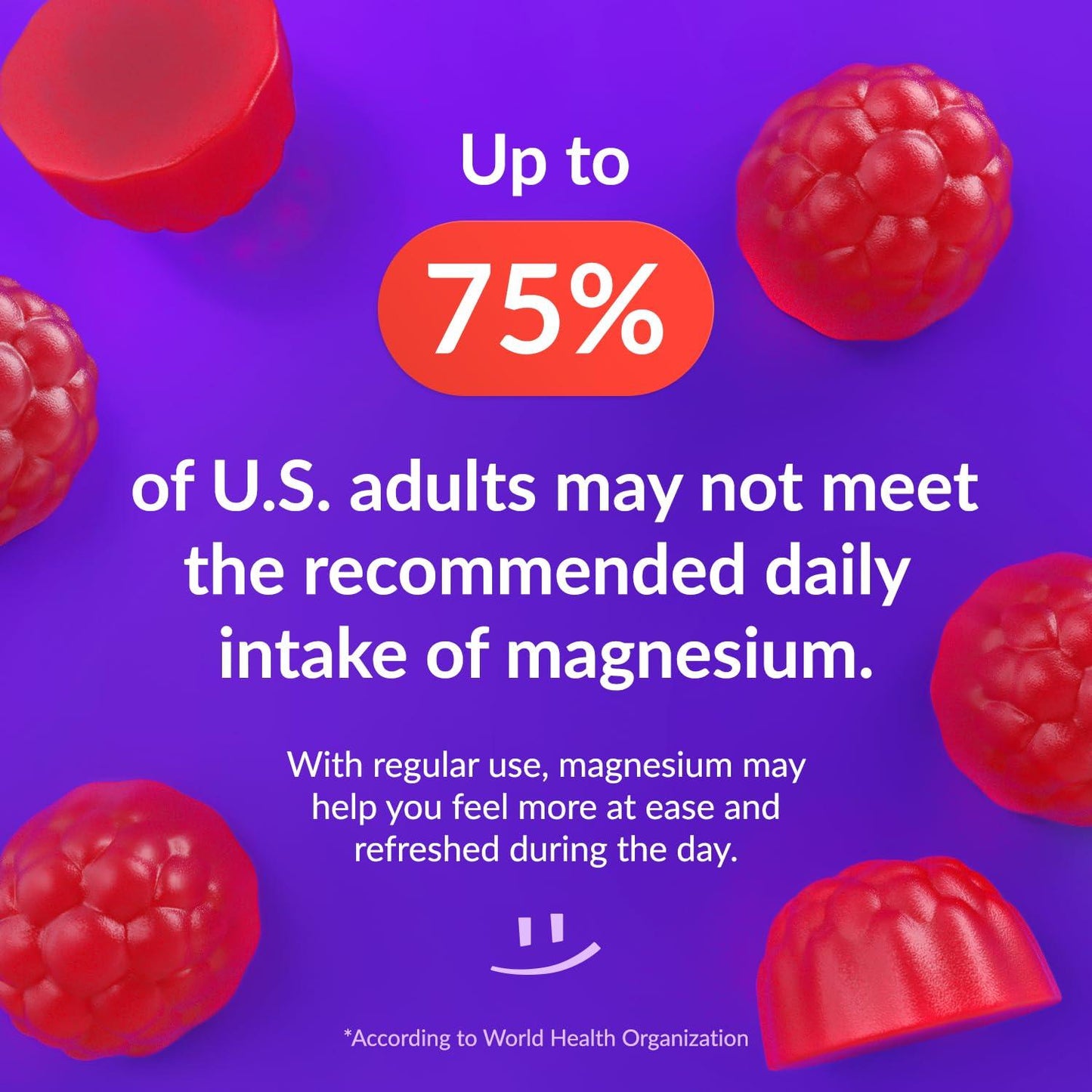 400mg Magnesium Citrate Gummies for Relaxation Sleep and Body Support Blackcurrant Oil Non GMO Sugar Free 60 Days