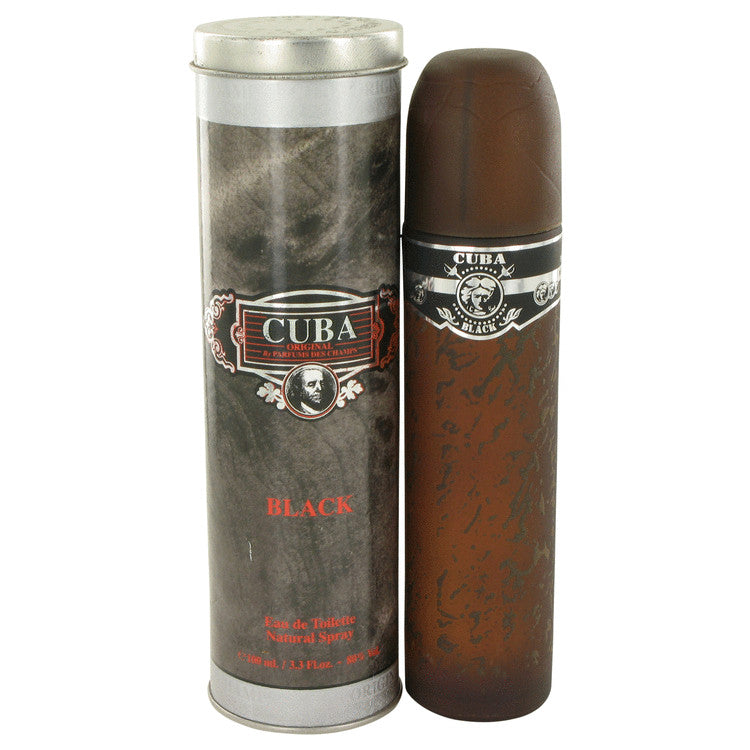 CUBA Black by Fragluxe Eau De Toilette Spray for Men