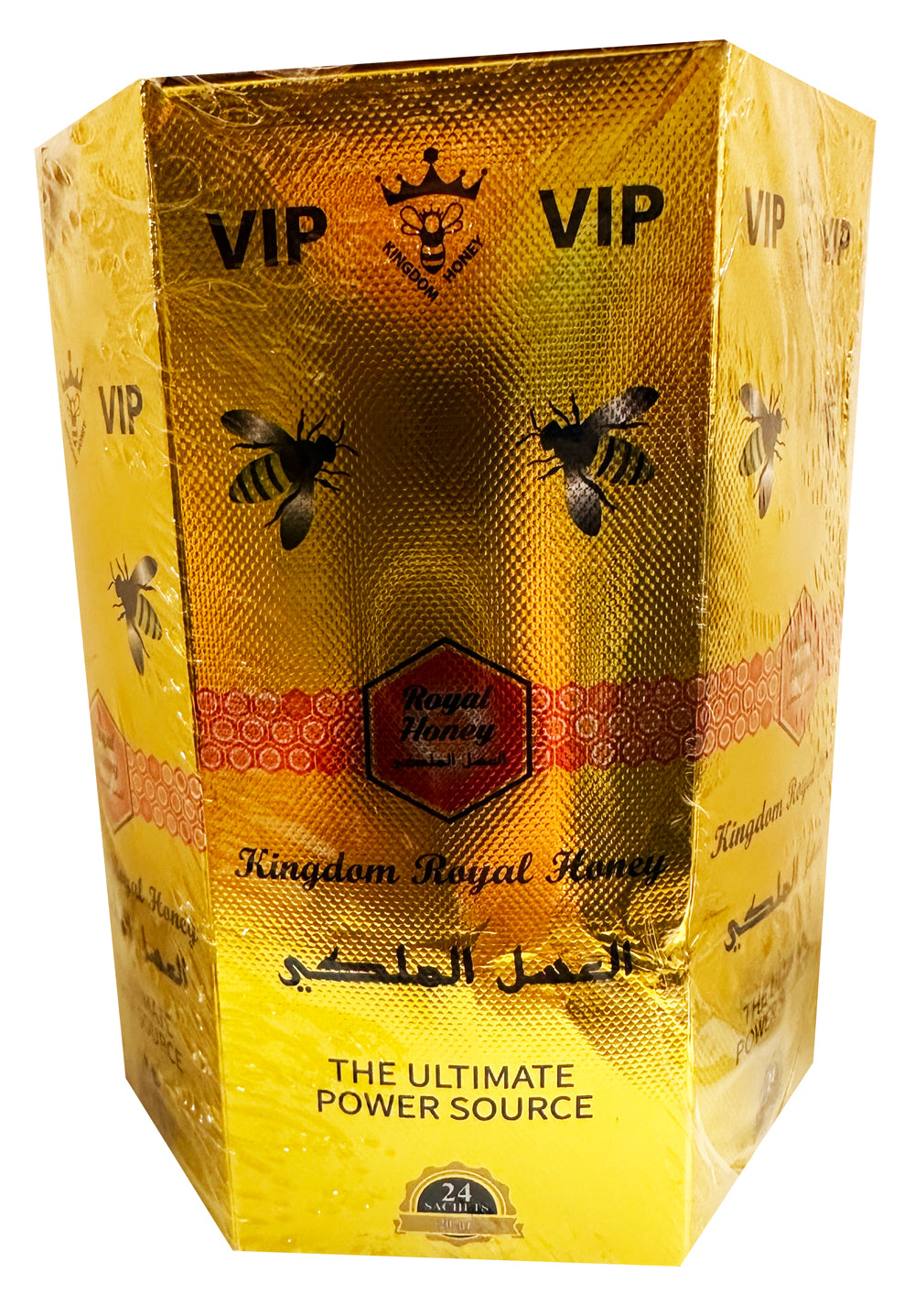 Gold Vip Honey 24pc Display