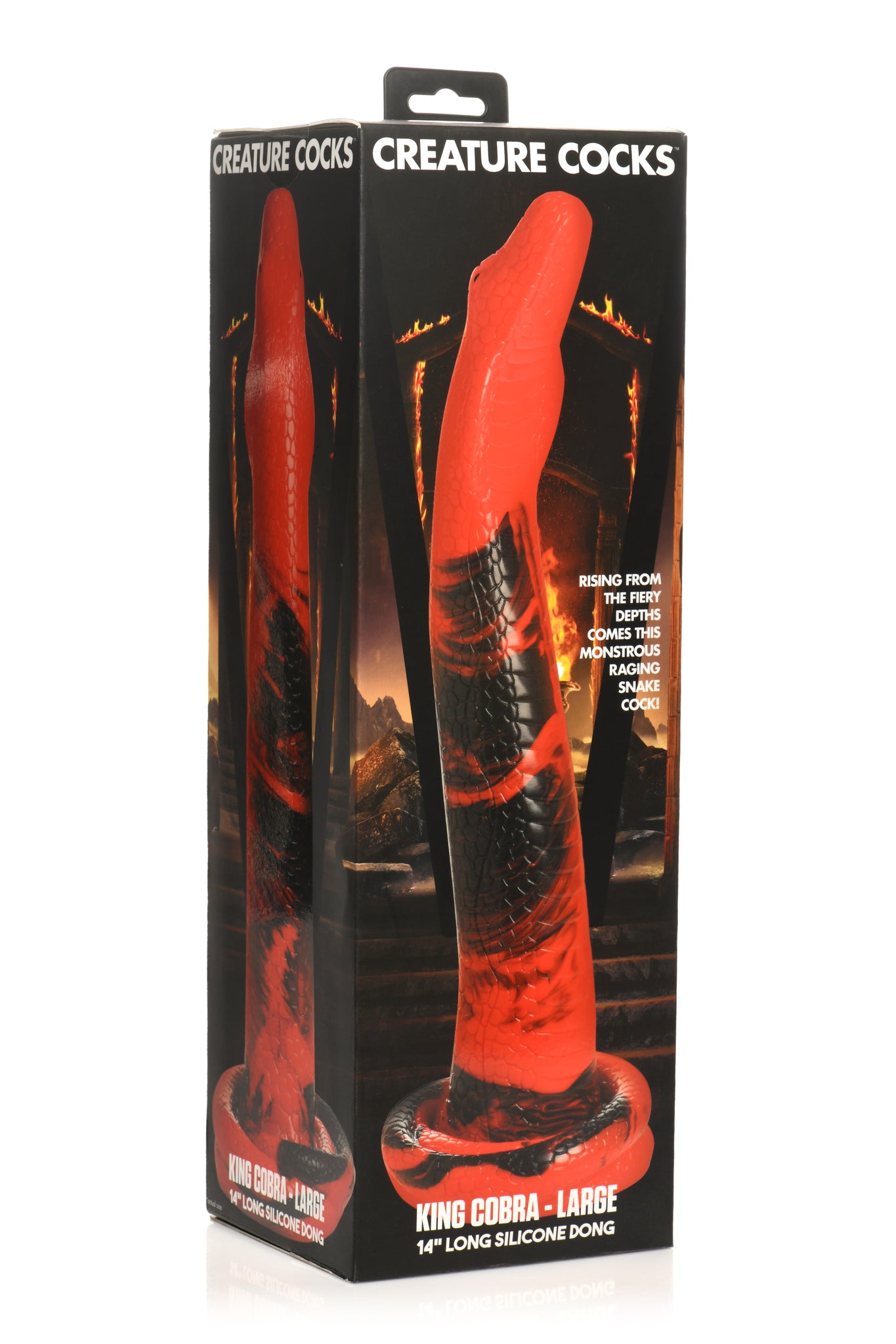 Creature Cocks King Cobra 14in Large Long Dildo