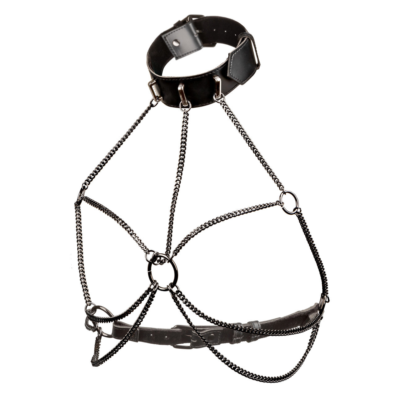 Euphoria Plus Size Multi Chain Collar Harness