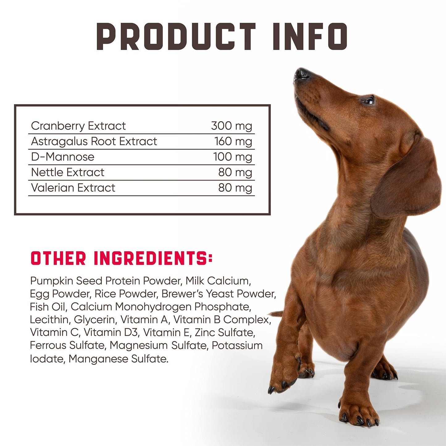 180 Cranberry Chews   Dog Cranberry Supplement   Natural Aid for Urinary Tract Bladder Kidney Health   Immune Support for Dogs of All Ages and Breeds   American Quality   Duck Flavor