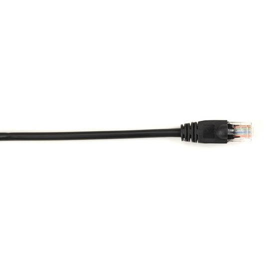 Black Box CAT6 Value Line Patch Cable, Stranded, Black, 15-ft. (4.5-m), 25-Pack