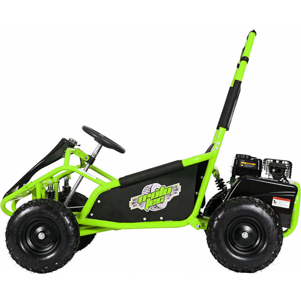 Mototec Mud Monster 98cc Go Kart Full Suspension Green