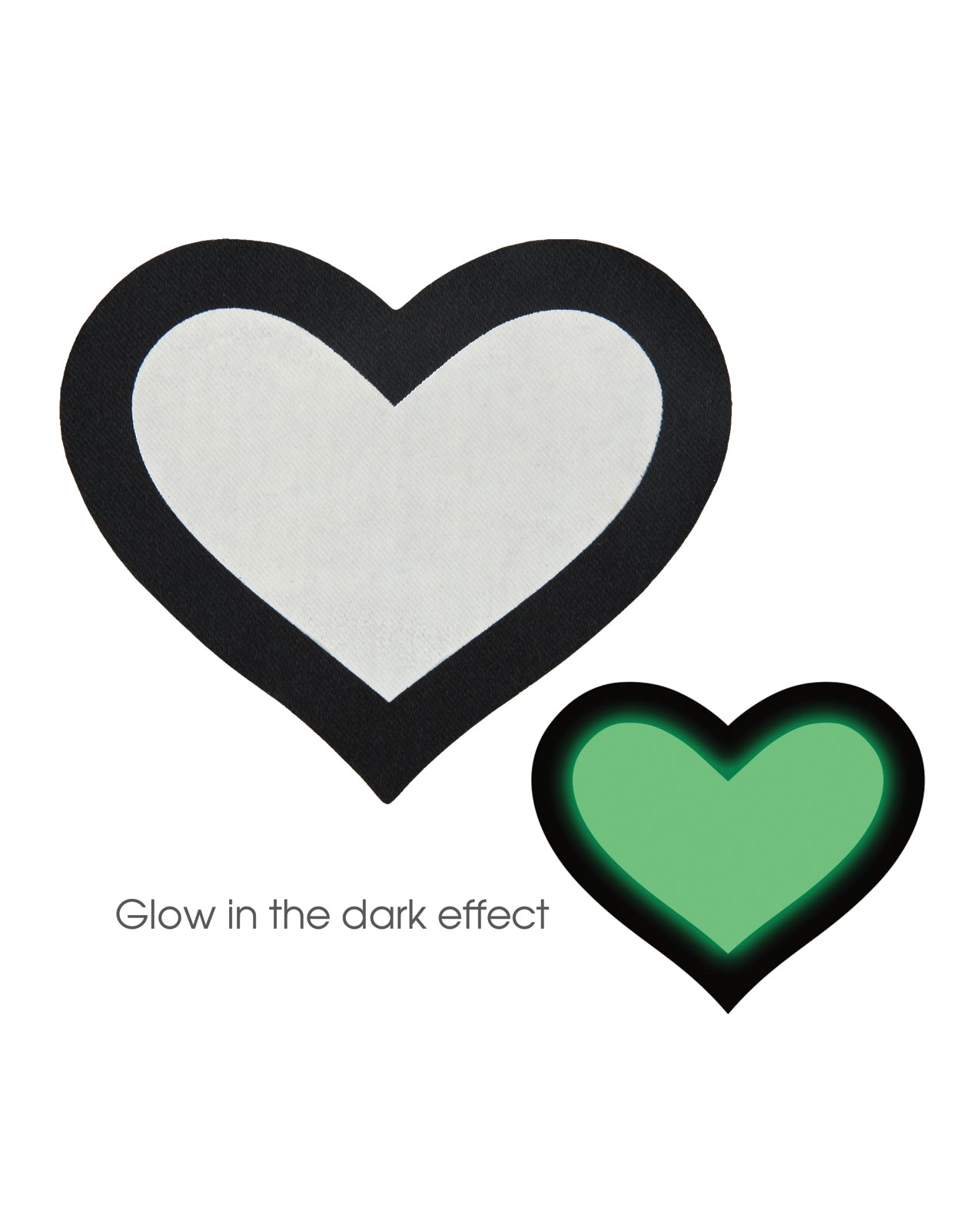Pasties Glow In The Dark Hearts