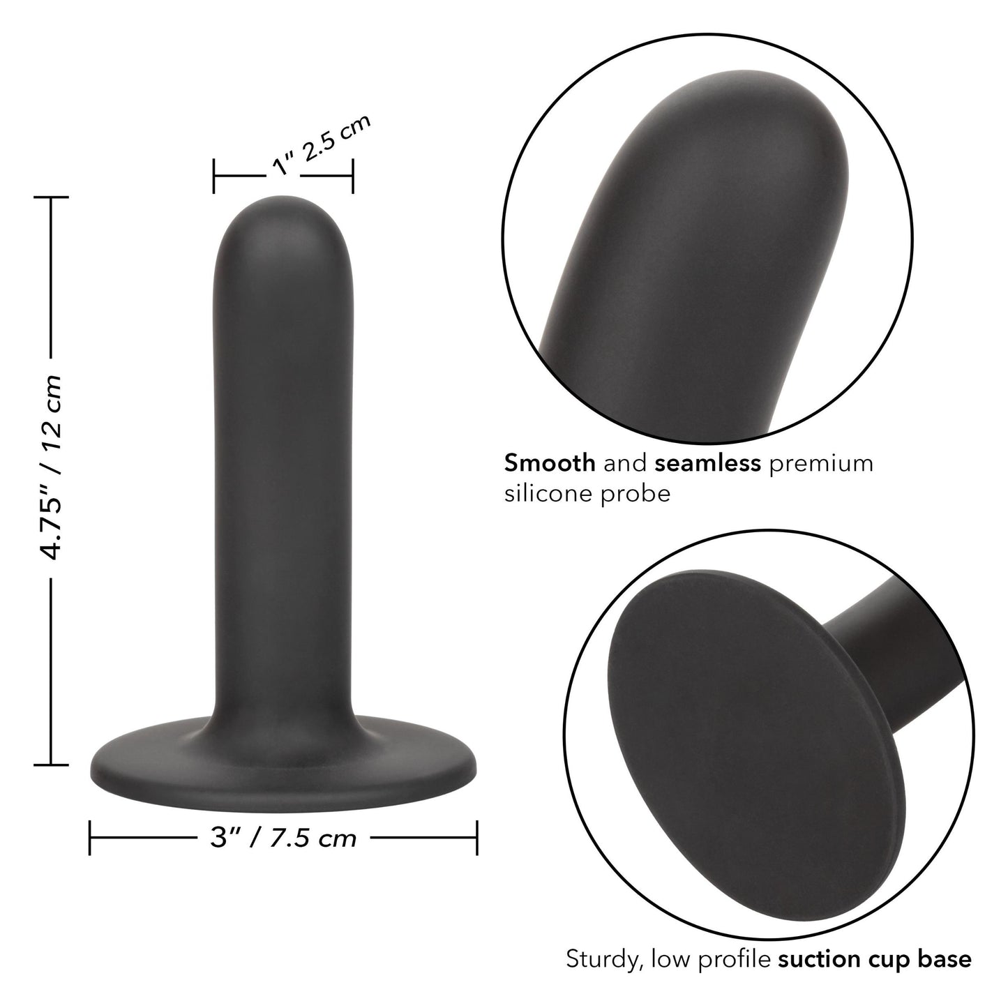 Boundless 4.75 In Smooth Probe Black