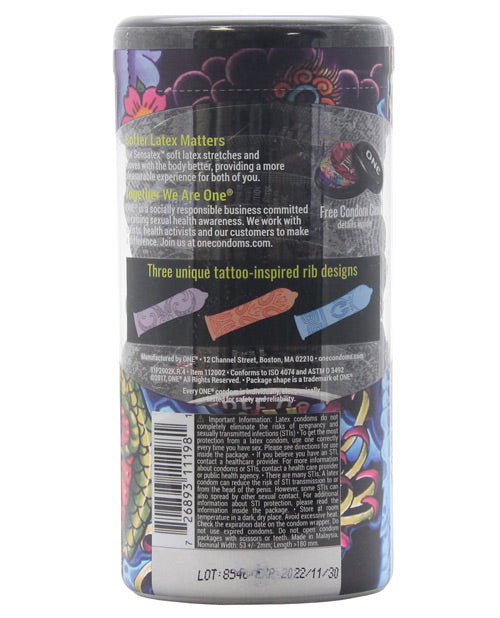 One Tattoo Touch Condoms - Pack Of 3