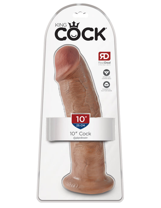 King Cock 10 Cock Tan "