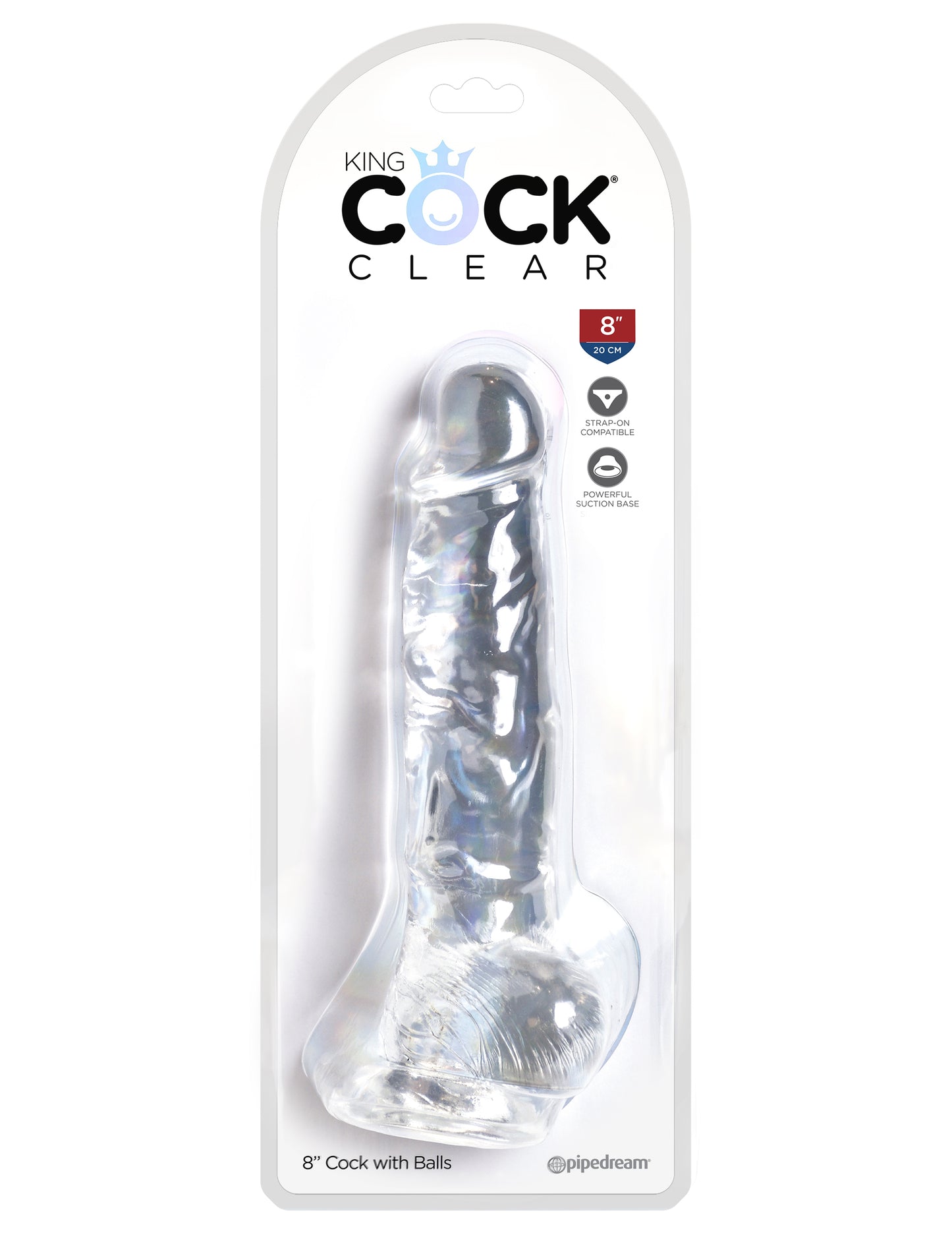 King Cock Clear In Cock W/ Balls