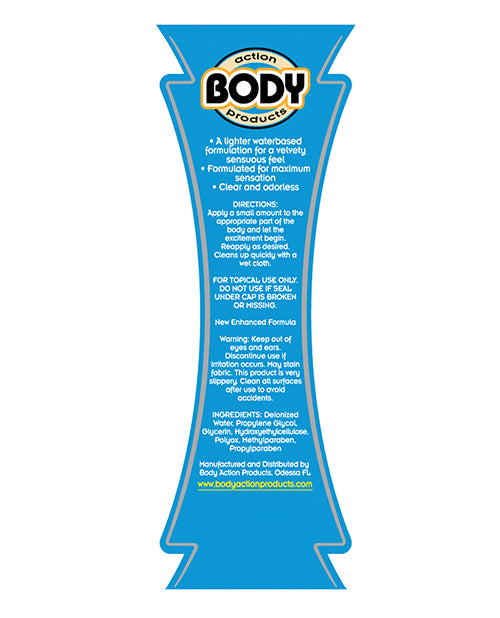 Body Action Ultra Glide Water Based - 2.3 Oz Bottle