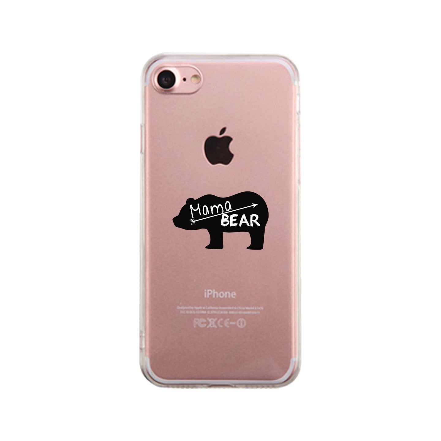 Mama Bear Clear Phone Case Unique Design Case For Baby Shower