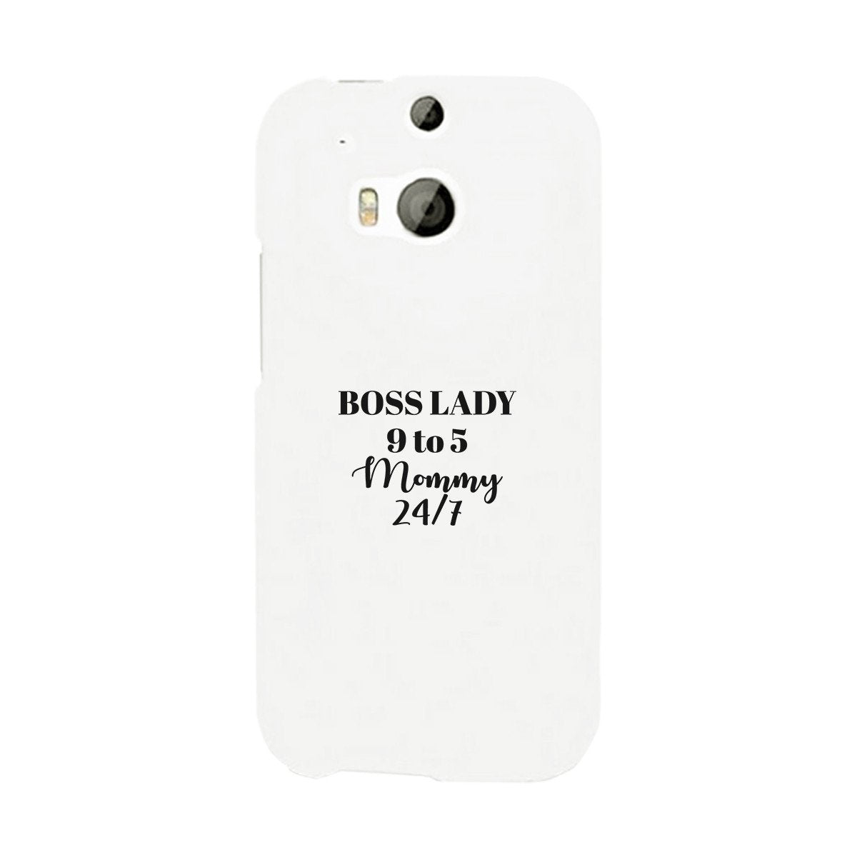 Boss Lady Mommy White Phone Case For Moms Funny Mothers Day Gift