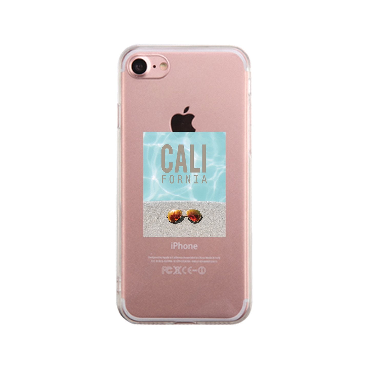 California Pool Sunglass Clear Phone Case