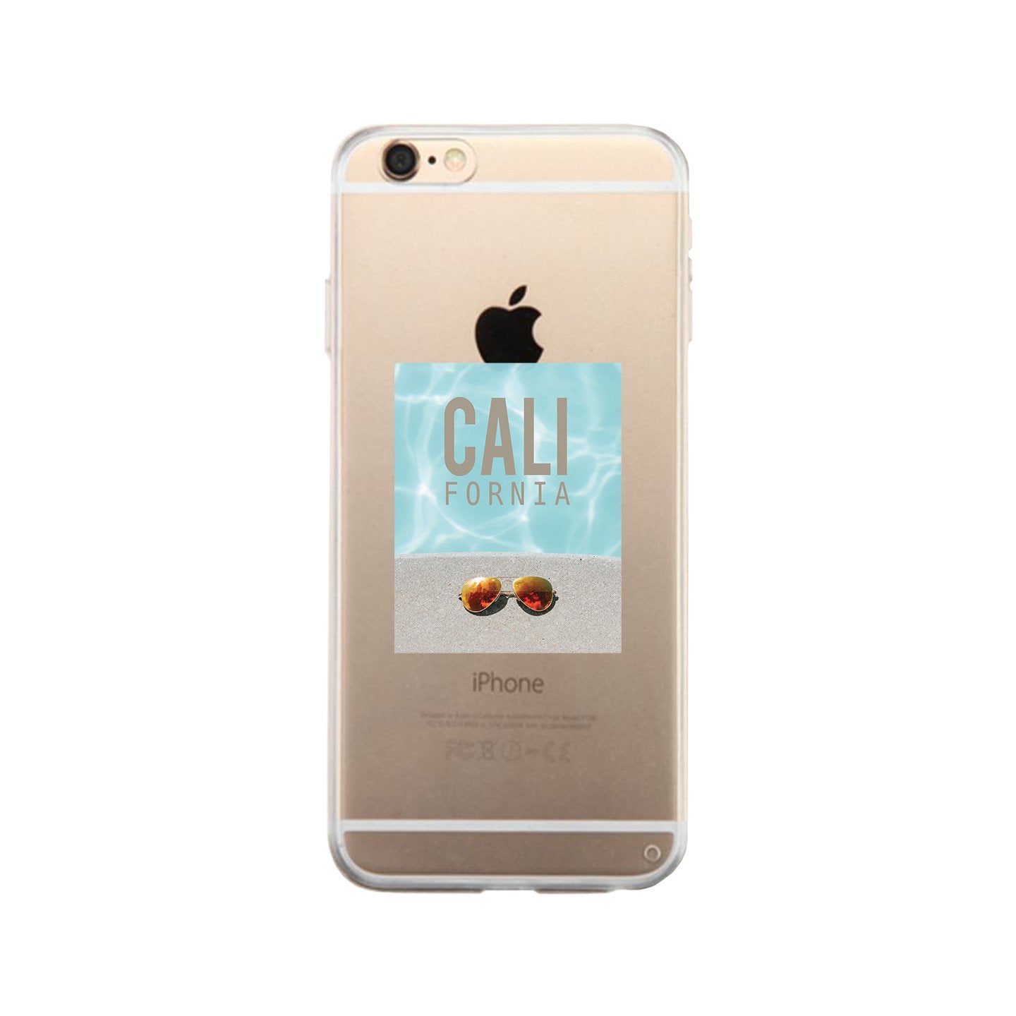 California Pool Sunglass Clear Phone Case