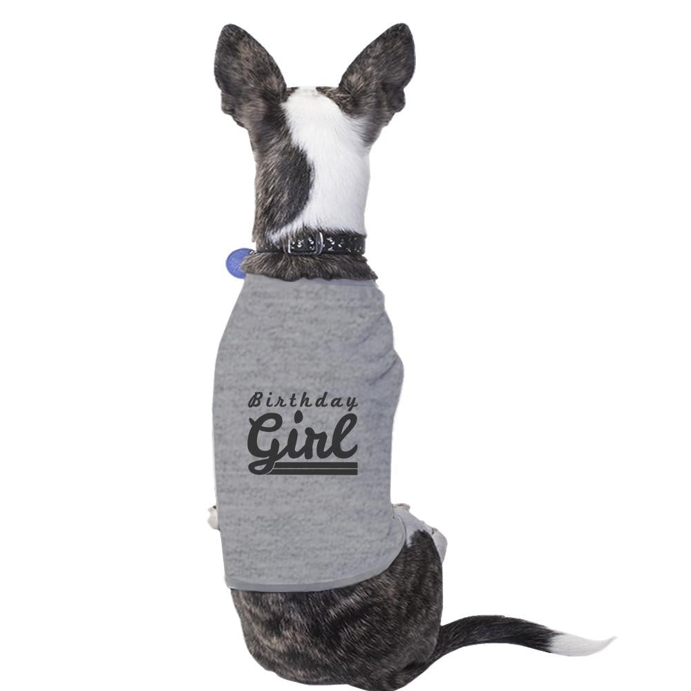 Birthday Girl Pets Grey Shirt